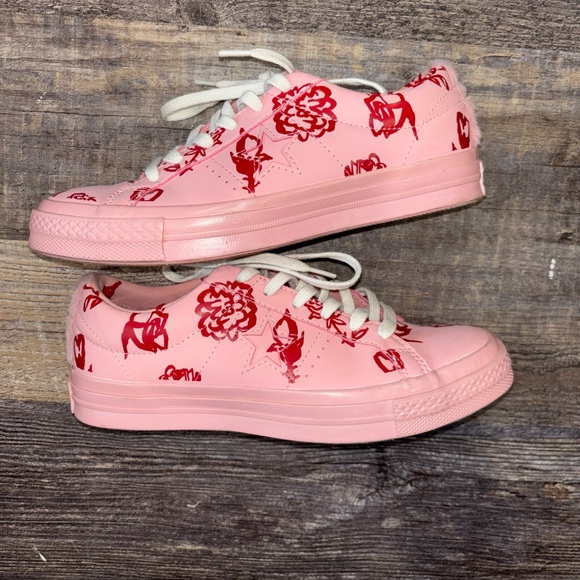 Converse x Shrimps One Star Ox sneakers Size 7 Powder Pink - Picture 5 of 7